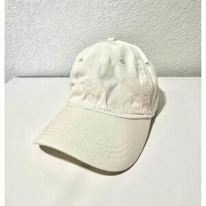 Universal Thread Womens Baseball Cap White Buckle Closure Adjustable Cotton OS